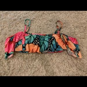 Off shoulder swimsuit top